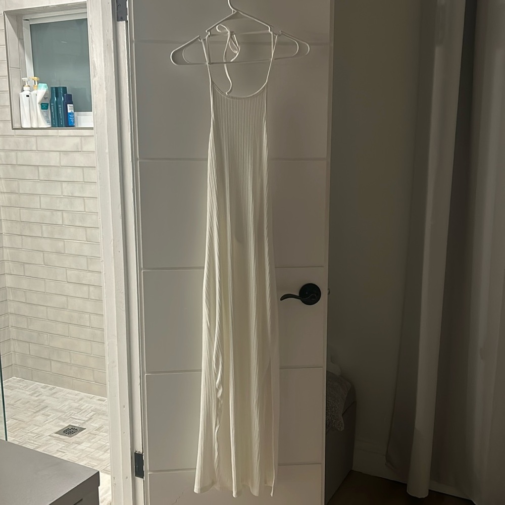 White midi coverup or dress